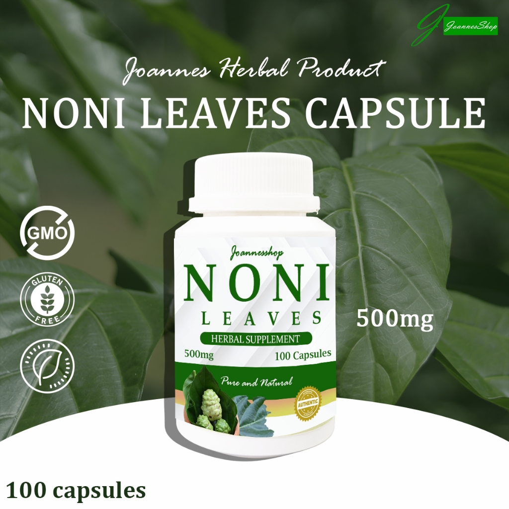 Noni capsules (leaves) 500mg 100 capsules Shopee Philippines