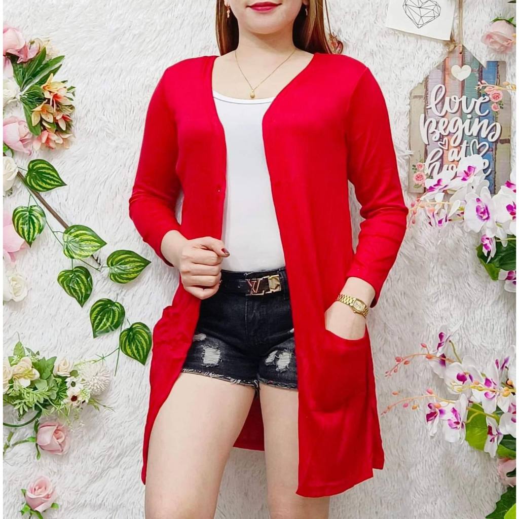 PLAIN BLAZER CARDIGAN FIT UP TO 2XL ASSORTED Shopee Philippines
