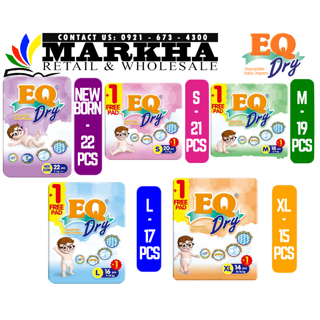 EQ DRY TAPE TRAVEL PACK (NEWBORN XL) Shopee Philippines