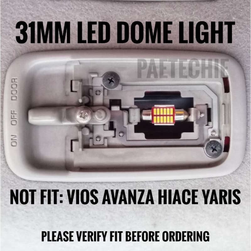 1pc Ceiling/Interior/Dome Light for Honda City Civic White Ice Blue
