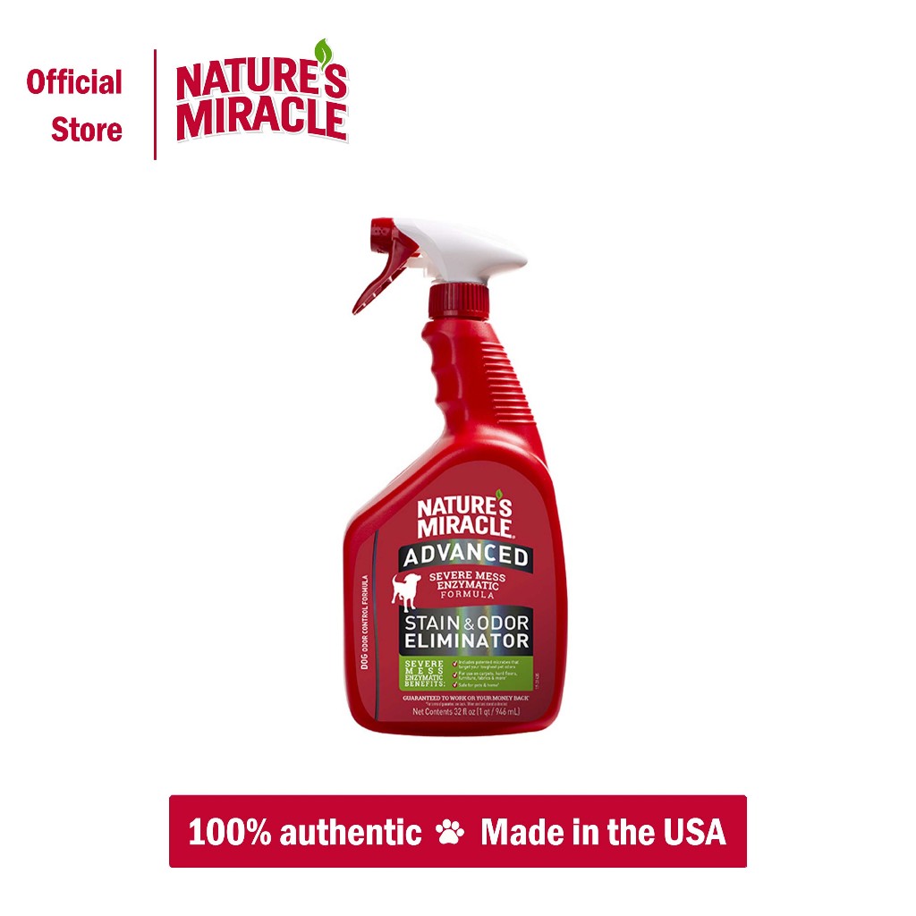 Nature's Miracle Dog Spray Advanced Stain & Odor Remover 946ml Shopee Philippines