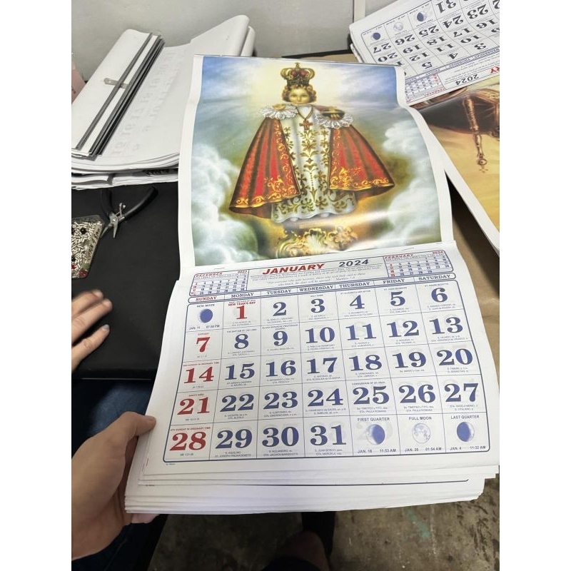 Sto Nino de Cebu Calendar 2025 (Budget Price) Shopee Philippines