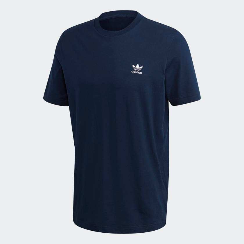 TREFOIL ESSENTIALS T-SHIRT NAVY GD2542 | Shopee Philippines