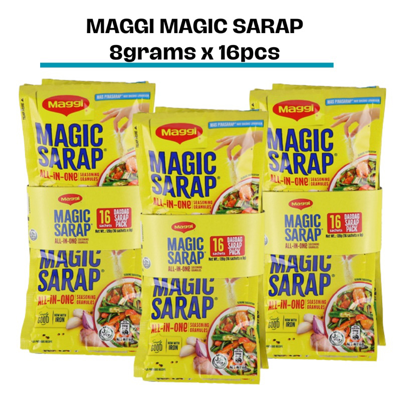 Maggi Magic Sarap All In One Seasoning Granules 8g X 16 Pcs Shopee Philippines 8807