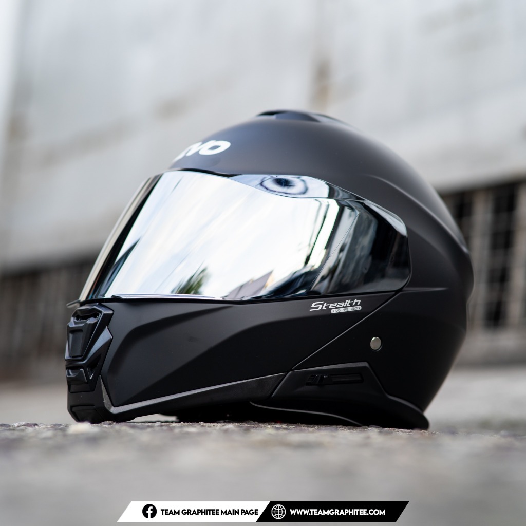 Modular Dual Visor Evo Vxr 4000 Matte Black Evo Vxr 4000 Mono Full