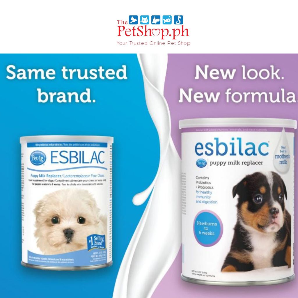 Esbilac Puppy Milk Replacer 12oz Pet Ag New Look New Formula Shopee