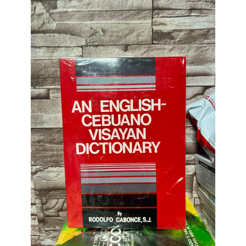 AN ENGLISH CEBUANO VISAYAN DICTIONARY BYRODOLFO CABONCE,S.J. Shopee