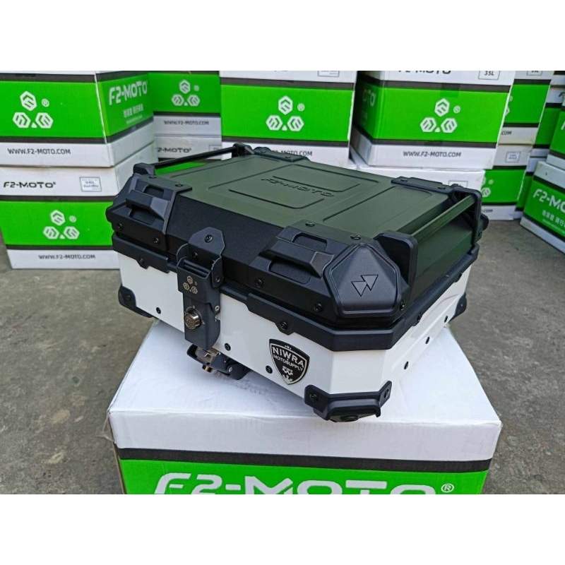 Duhan Alloy Topbox Pure Aluminum 22L, 35L, 45L | Shopee Philippines