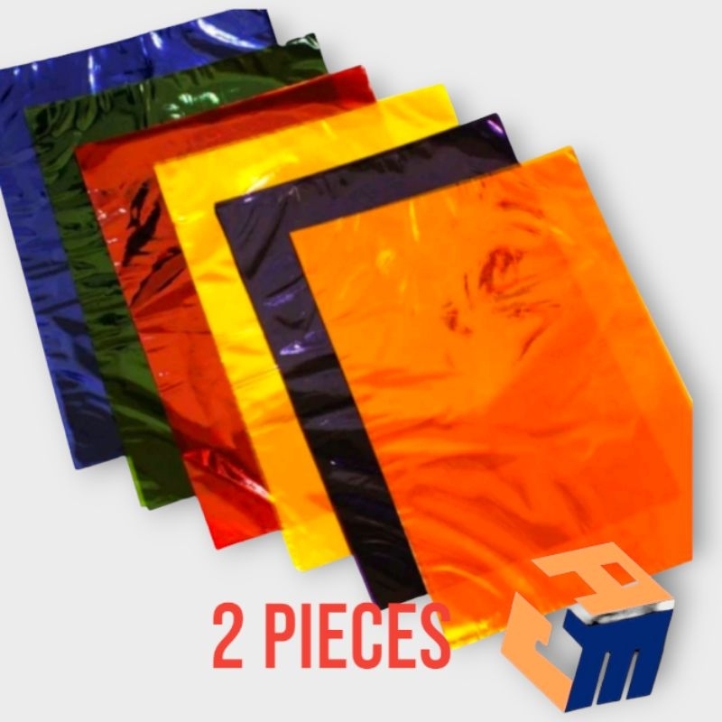 Colored Cellophane for Yema , Polvoron Wrapping Pack of 2 Pieces