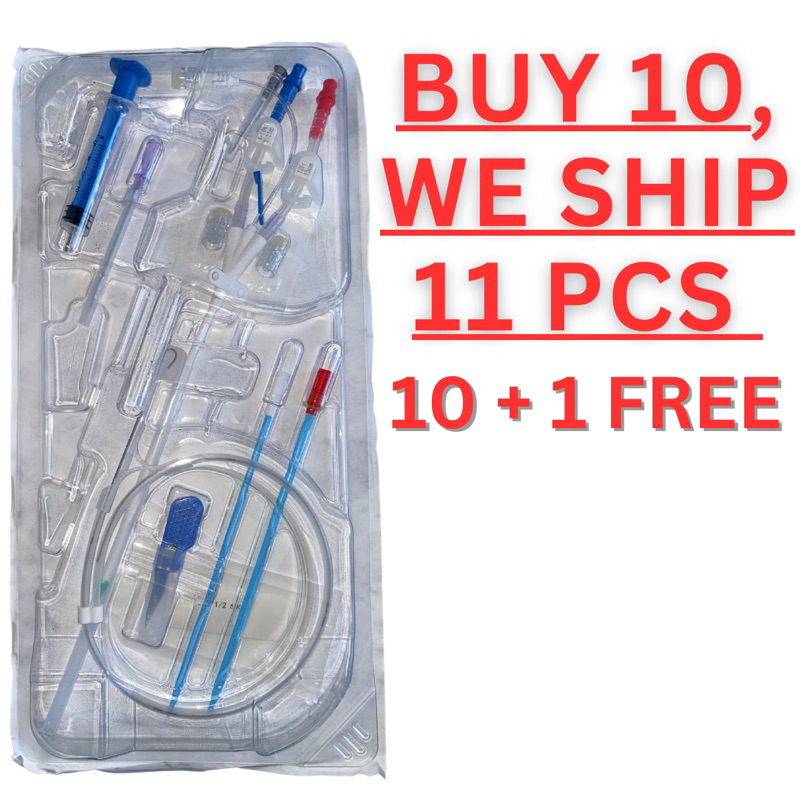 Triple Lumen IJ Internal Jugular Catheter for Hemodialysis Shopee