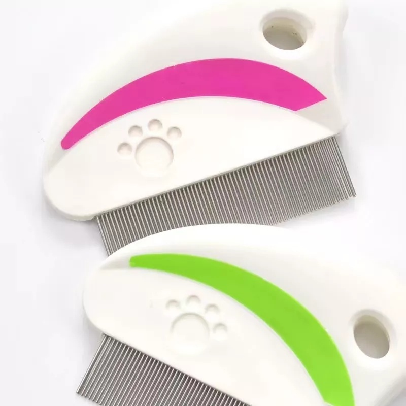 Pet hair comb Dog cat Flea Comb Dog Eye Combs Pet Tear Stain Remover Combs stainless steel