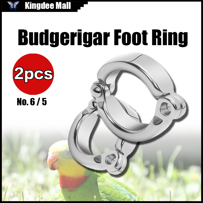 2Pcs 5.5mm 4.5 mm Birds Foot Ring Flight Training Leg Ring For ...