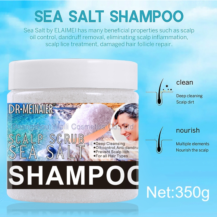 Sea Salt Shampoo Anti Dandruff Hair Treatment Shampoo For Scalp Itching