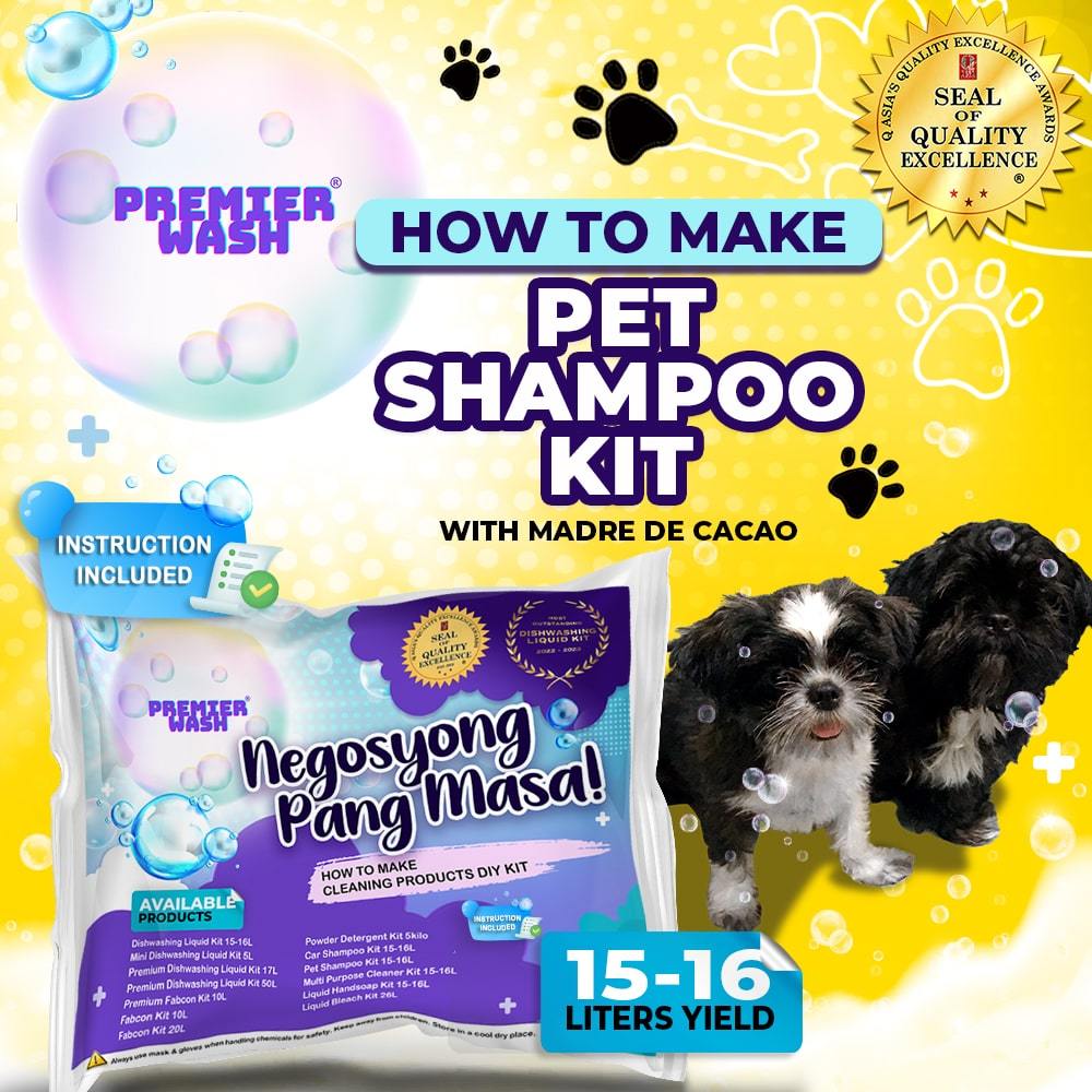 PET SHAMPOO KIT 15-16 LITERS YIELD PREMIER WASH | Shopee Philippines