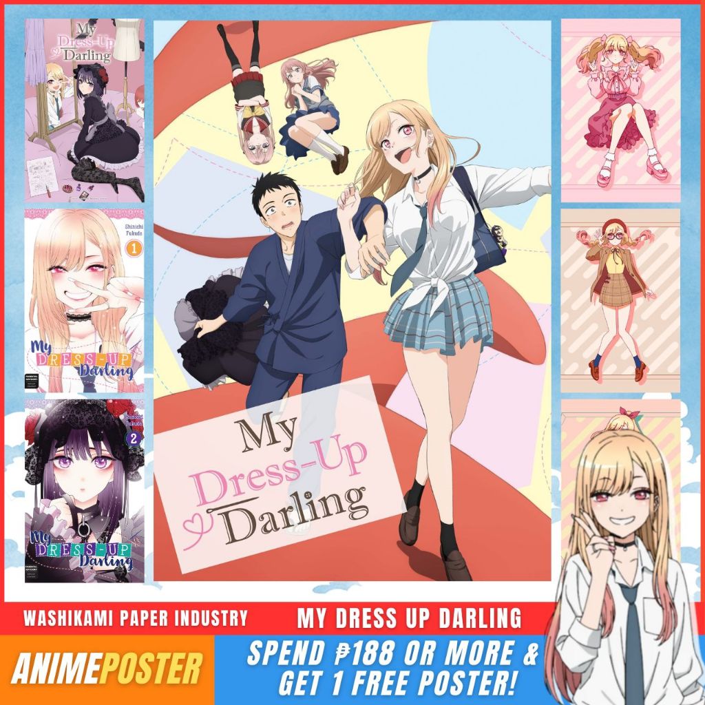 My Dress Up Darling A4 Posters Official Anime Posters / Sticker Poster