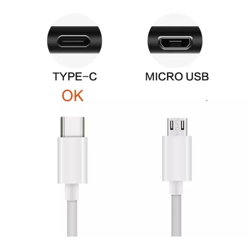 2A Charger Cable Type C to Micro USB Data Cord USB C to Android Wire ...