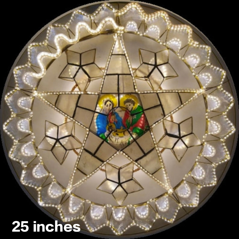 Pampanga Capiz Parol Christmas Lantern Nativity 110v 220v Export