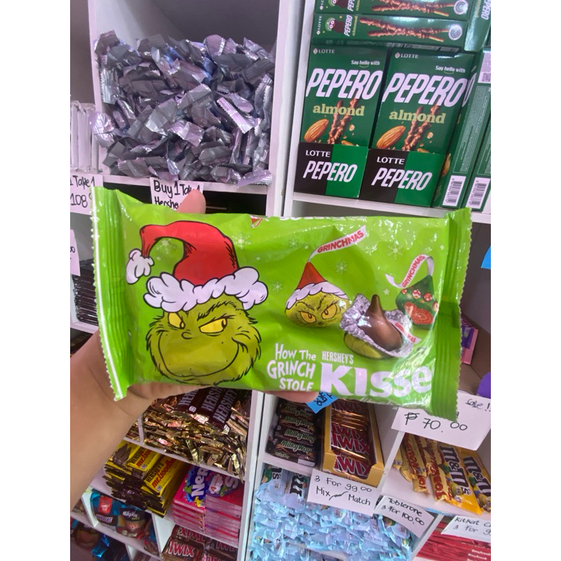 KISSES GRINCH MILK CHOCOLATE Shopee Philippines