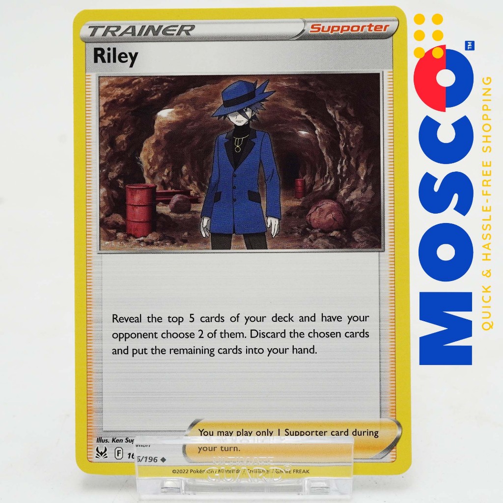 Riley - 166/196 - Uncommon | Supporter Cards Pokemon TCG | Shopee ...