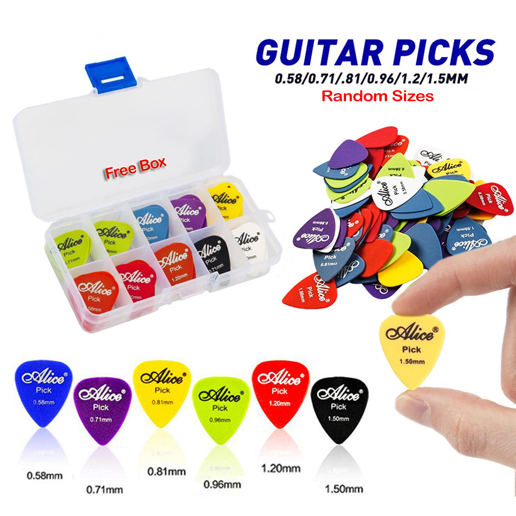 24/50pcs Electric Guitar Pick Acoustic Picks Plectrum 0.58/0.71/0.81mm ...