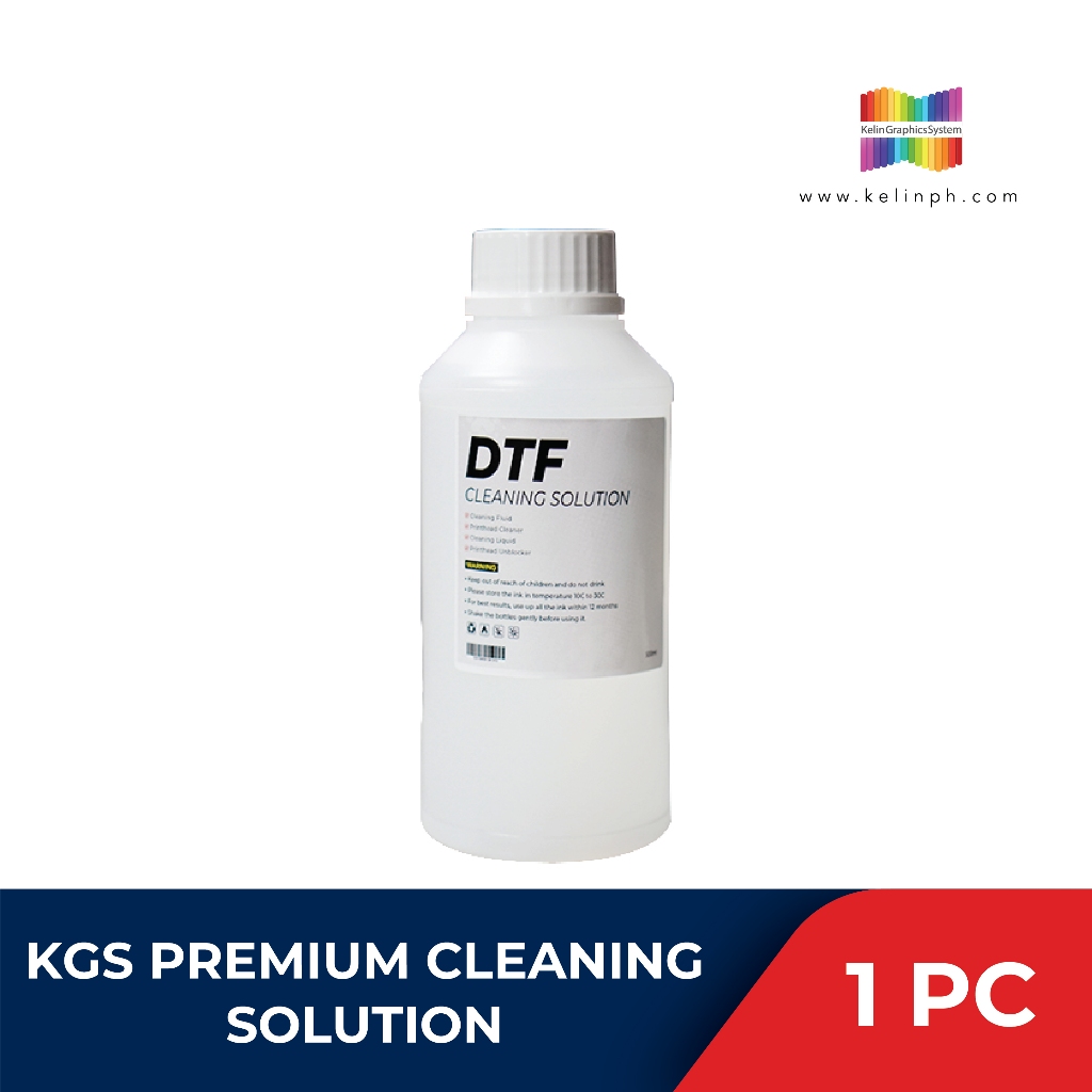 KGS DTF Cleaning Solution Premium 1L and 500 ml for DTF Printers