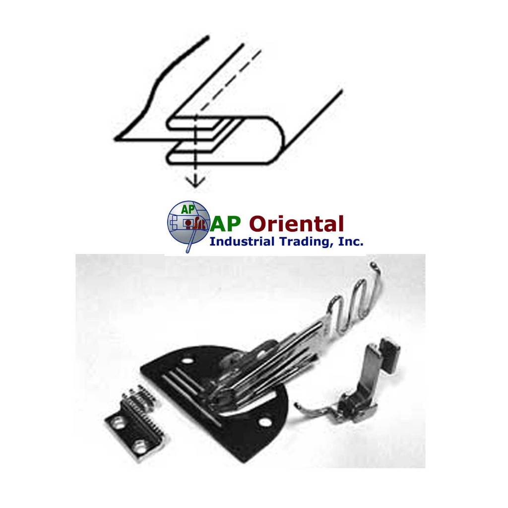 Bias Binder Single Needle Sewing Machine, Double Fold attachment