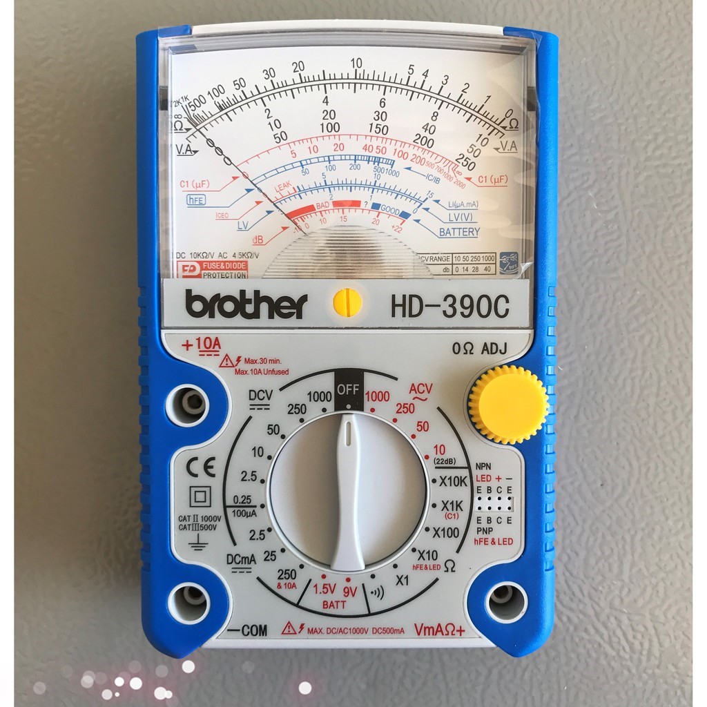 (Spot goods) Brother Tester HD-390C Analog Multimeter Analog tester ...