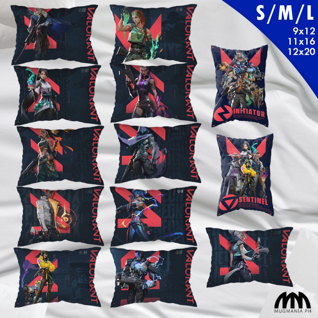 Valorant Pillows - Mugmania - Valorant Agents Pillows V2 (Available in ...