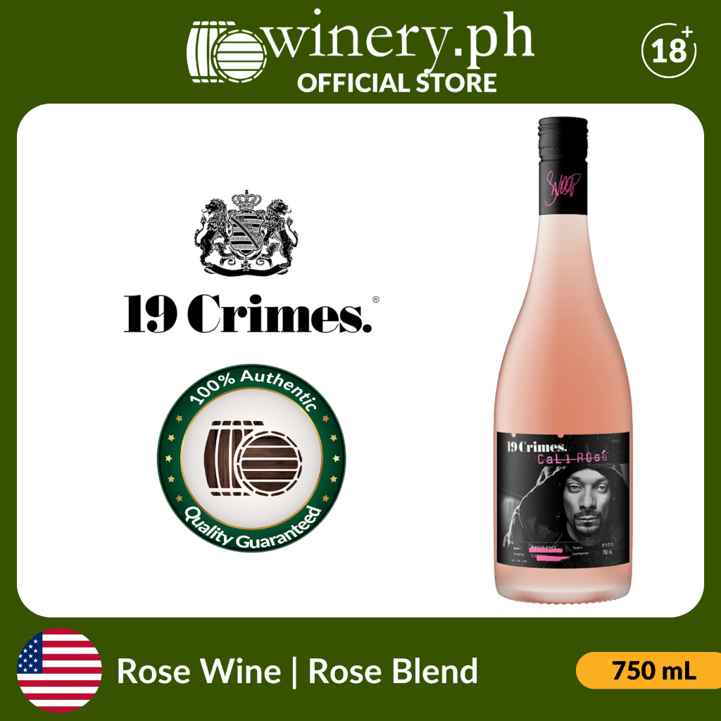 19 Crimes Snoop Dogg Cali Rose Wine WINERY.PH Shopee Philippines