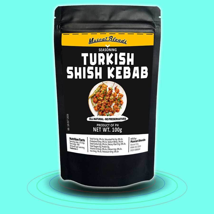 MUSCAT BLENDS TURKISH SHISH KEBAB SEASONING 100g Shopee Philippines