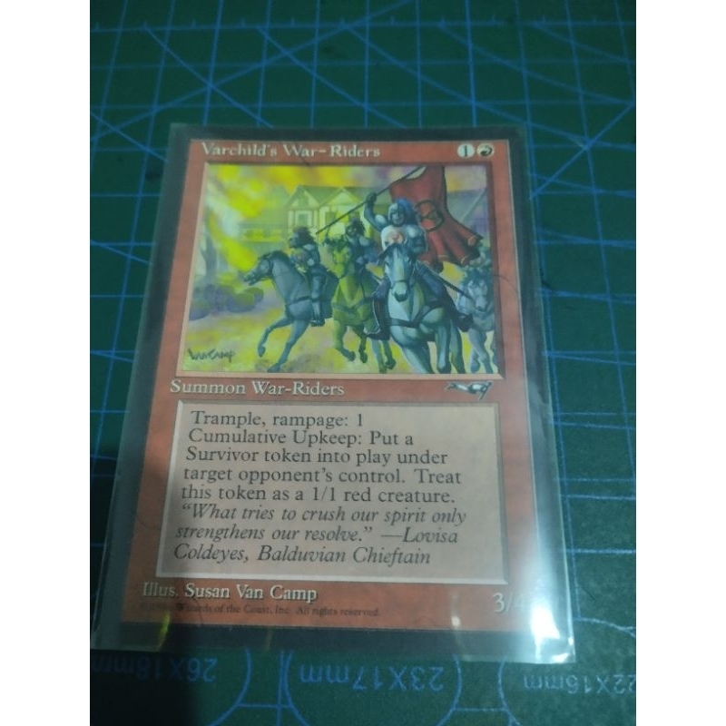 Varchild's War Riders mtg card Shopee Philippines