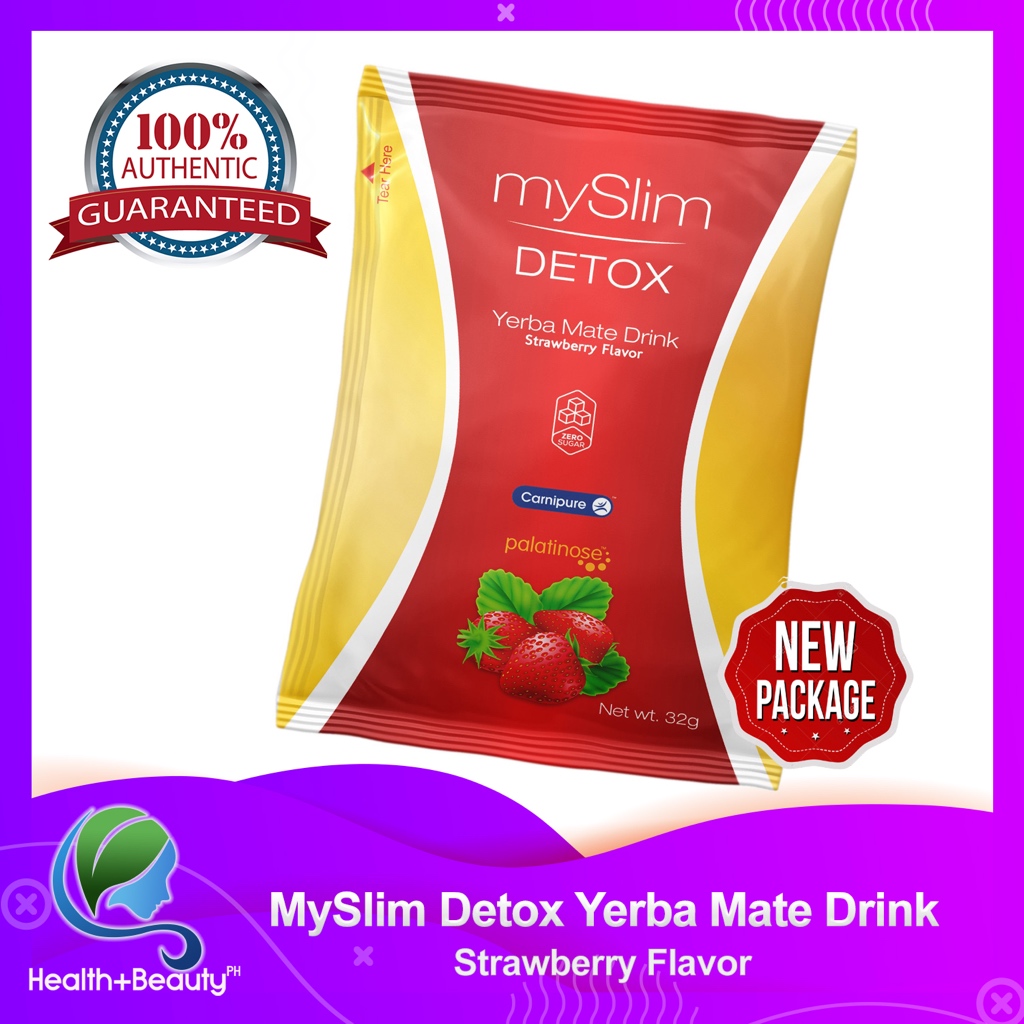 MySlim Yerba Mate Detox Slimming Drink Sachets (New Packaging) Shopee