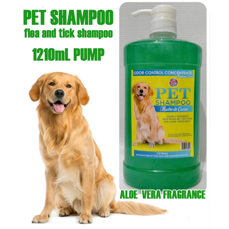 Pet Shampoo with Conditioner Flea and Tick Shampoo for Dogs and Cats