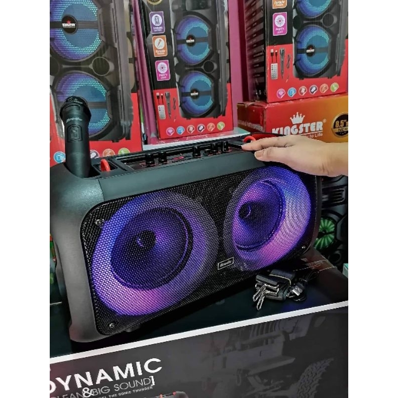 Dynamic Subwhooper Karaoke Bluetooth Speaker BTS Free Wireless Mic ...