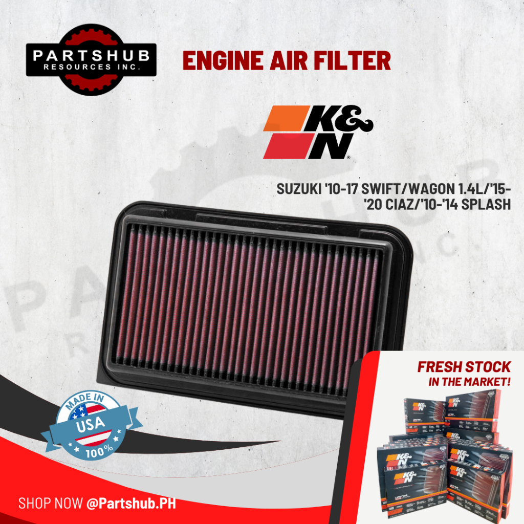 K N Air Filter Suzuki Ciaz Swift Wagon Splash Shopee