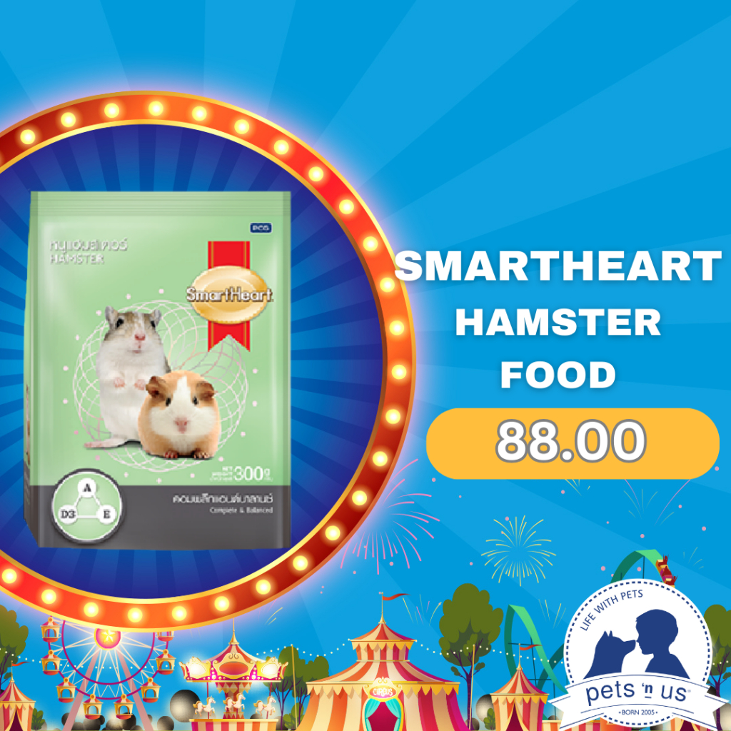 SmartHeart Hamster Food Complete & Balanced 300g Shopee Philippines