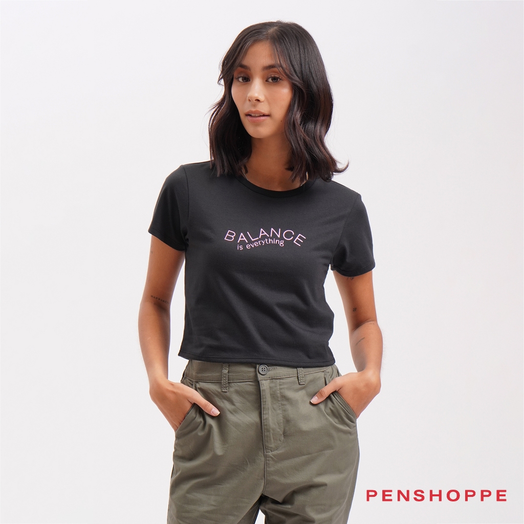 Balance Is Everything Slim Fit Graphic TShirt For Women