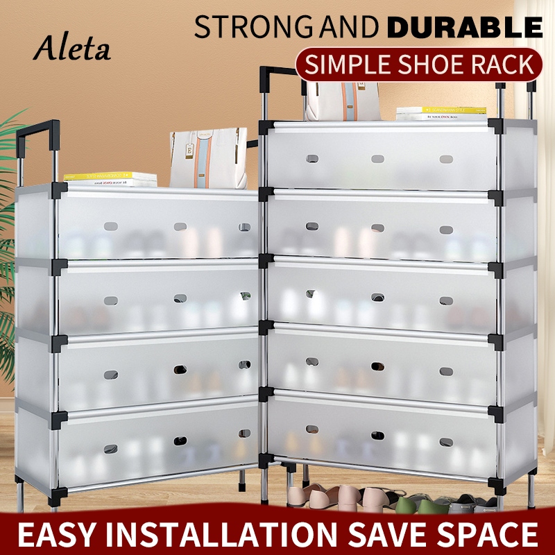 Shoes rack multi-layer simple dustproof storage rack shoe rack ...