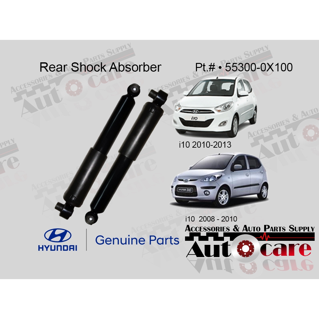 Genuine Hyundai i10 Rear Shock 2008 2014 model (Pair) Shopee Philippines