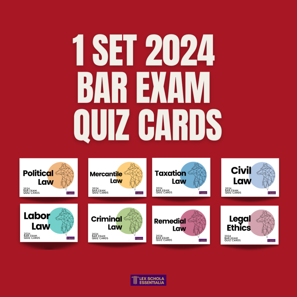 NEW VERSION 1 SET 2024 Bar Exam Quiz Cards Shopee Philippines   Ph 11134207 7r98q Lnw2r56p1xneb2