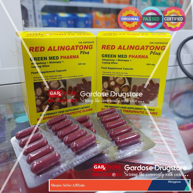 [𝗟𝗶𝗰𝗲𝗻𝘀𝗲𝗱 𝗗𝗿𝘂𝗴𝘀𝘁𝗼𝗿𝗲] Red Alingatong Plus (Per Pad) | Shopee Philippines