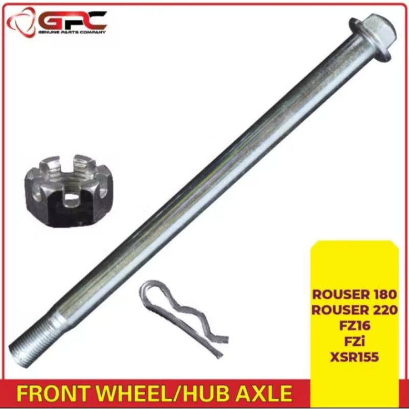 Moto FRONT HUB AXLE for ROUSER 180/220/FZ16/FZI/XSR155 GPC | Shopee ...