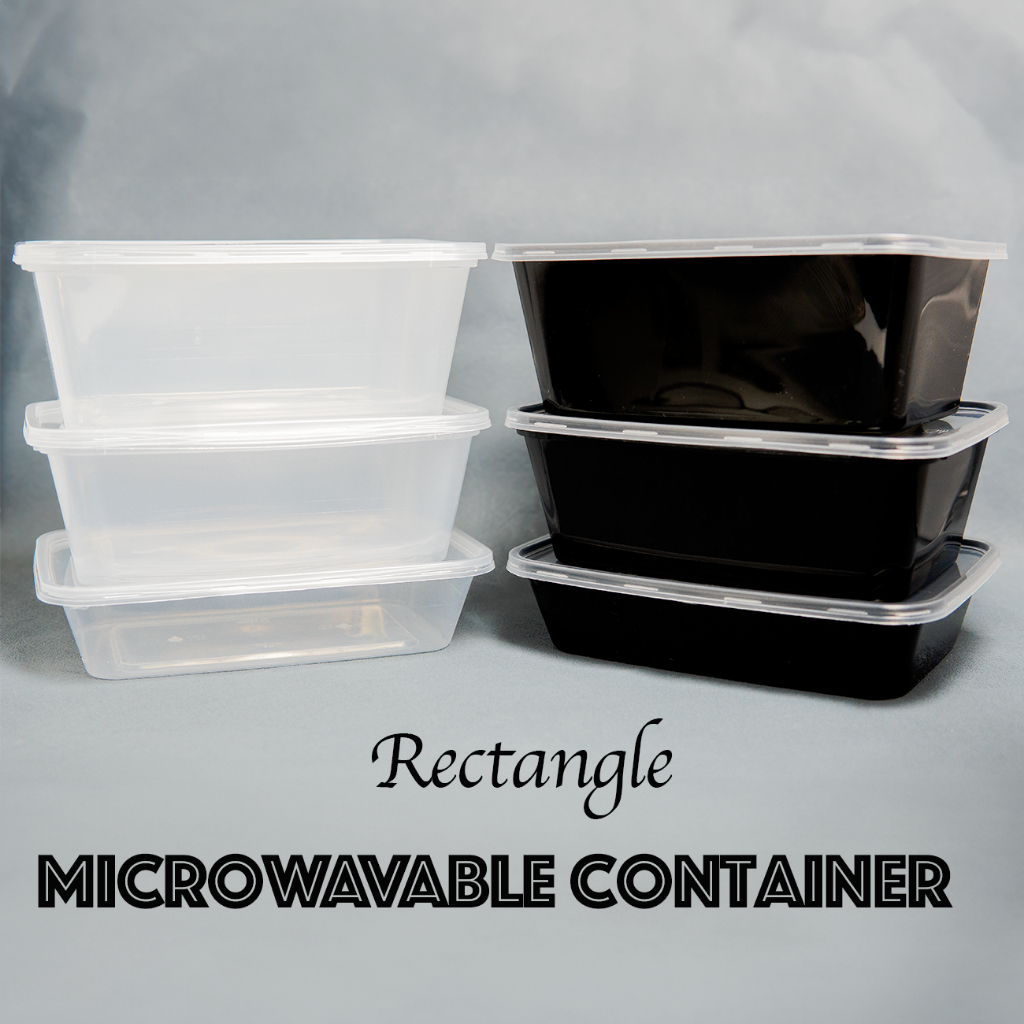 10pcs Microwavable Container 500ml/750ml/1000ml Shopee Philippines