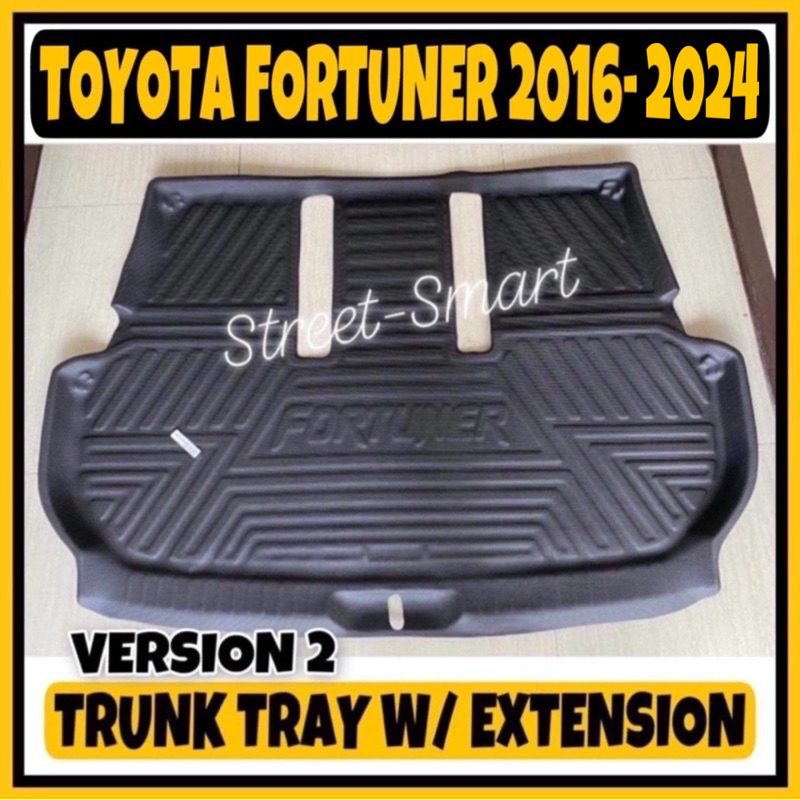 TOYOTA FORTUNER 20162024 CARGO TRAY (Version 2) W/ Extension Shopee