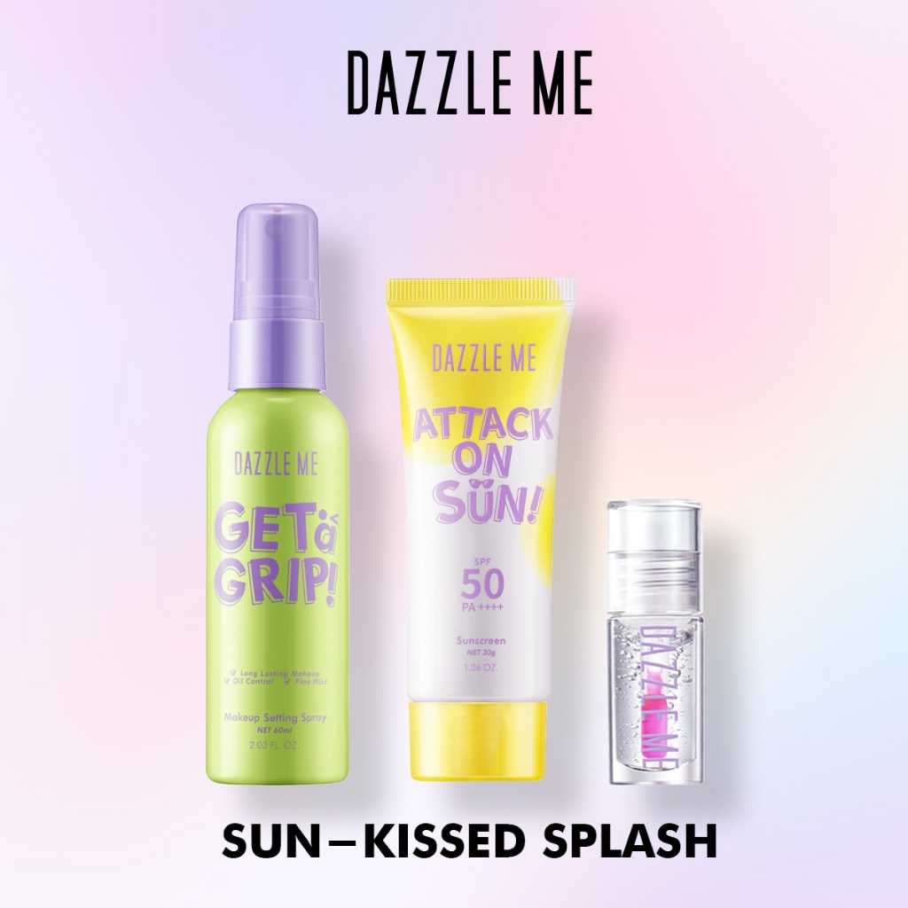 DAZZLE ME Sun-kissed Splash Bundle - Attack on Sun! Sunscreen, 24/7 ...