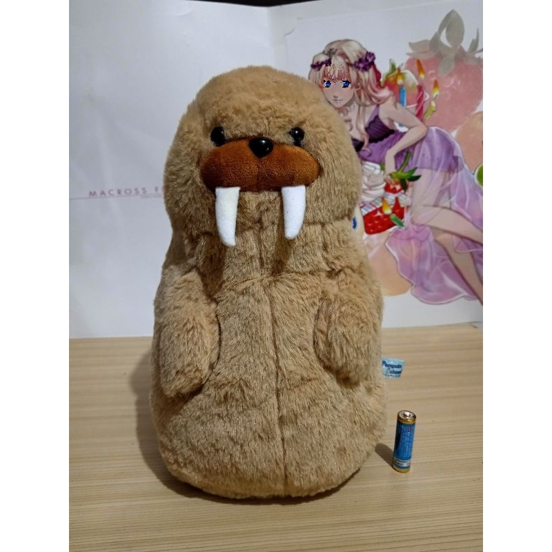 cute Japan Plush walrus amuse Japan stuffed toy collectible plushie
