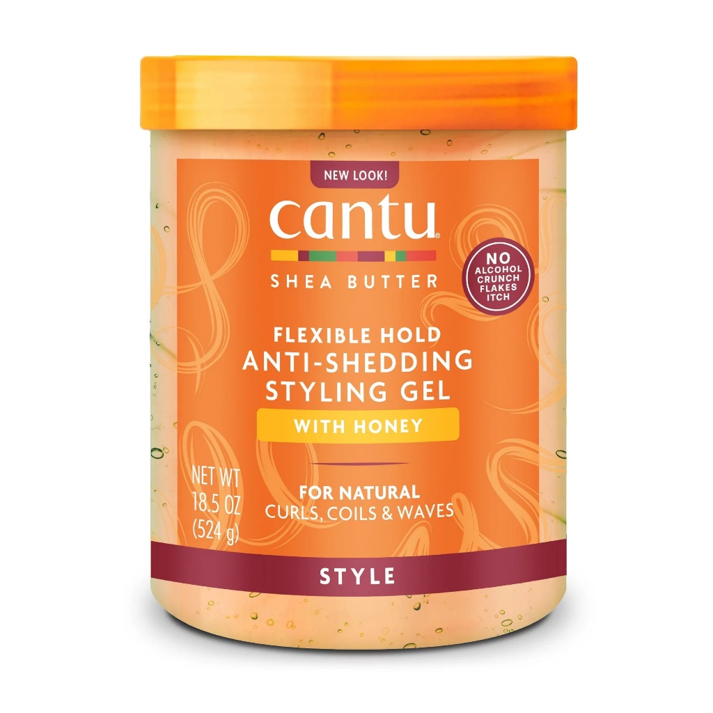 Gel Coiffant Cantu Au Beurre De Karité Et Miel - Fixation Maximale, 524g