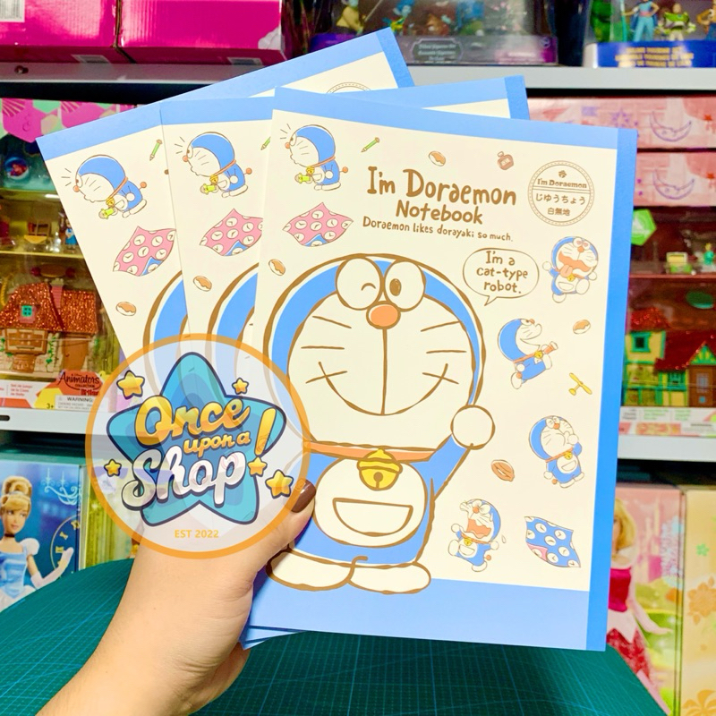 ANIME DORAEMON “DORAEMON LIKES DORAYAKI SO MUCH” BLANK NOTEBOOK ...