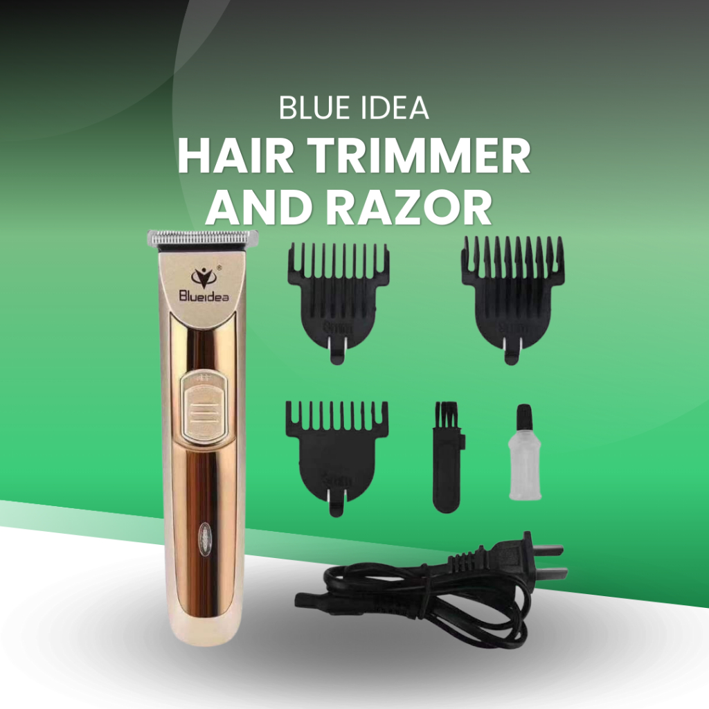 RAZOR Blue Idea Hair Trimmer, Hair Razor Clipper Barber Rechargeable ...