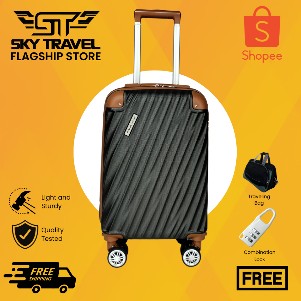 Polo king Hard case Luggage Small 20in. Hardcase Skytravel Shopee